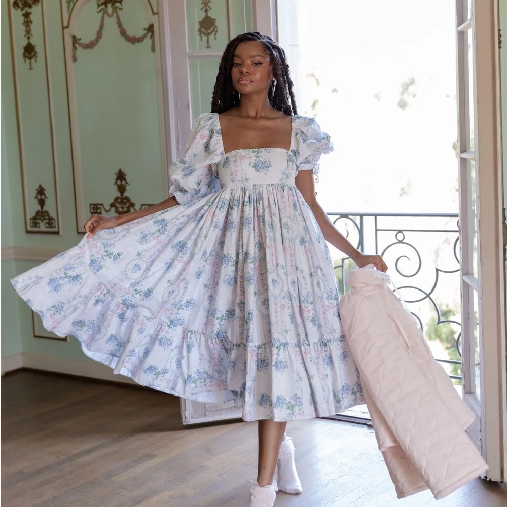 Selkie La Belle Etoile Cotton French Puff Dress